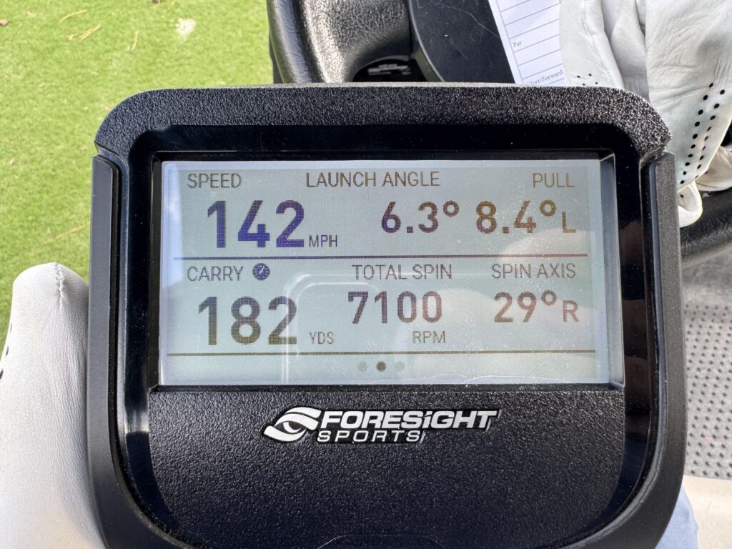Is this too much spin for a three wood?