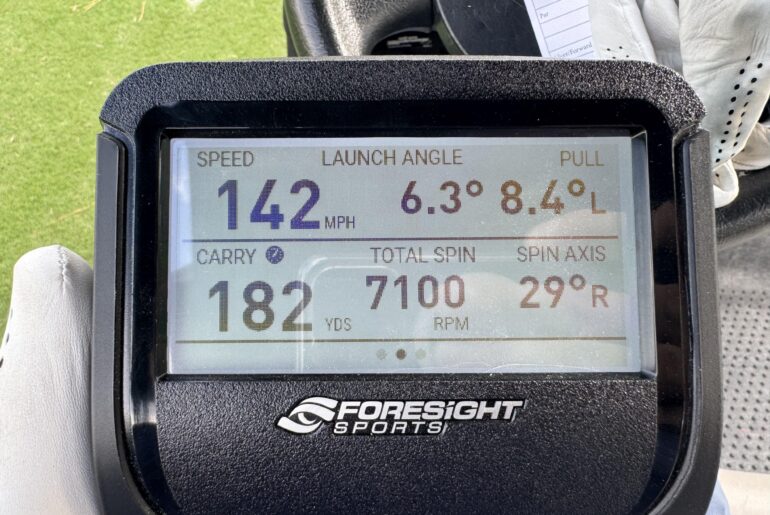 Is this too much spin for a three wood?