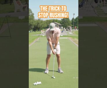 The Trick To Stop Rushing Your Golf Swing! #shorts #golf #golfer #golfswing #ericcogorno #golftips