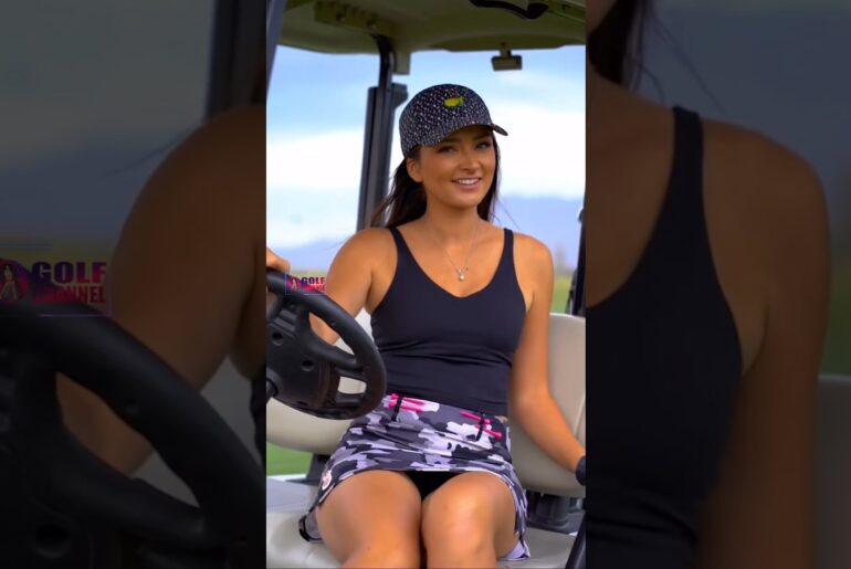 Amazing Golf Swing you need to see | Golf Girl awesome swing | Golf shorts | Mei Brennan