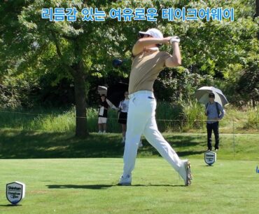 KPGA 배상문 프로 부드럽고 여유로운 테이크어웨이와 리듬감으로 일관성있는 드라이버 스윙 #배상문프로 #드라이버스윙 #골프채 #골프그립 #golf