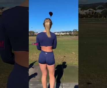 Amazing Golf Swing you need to see | Golf Girl awesome swing | Golf shorts | Antonia Harley