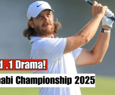 GOLF Abu Dhabi Championship Round 1 Drama! 4 Players Tied for Lead at Yas Links