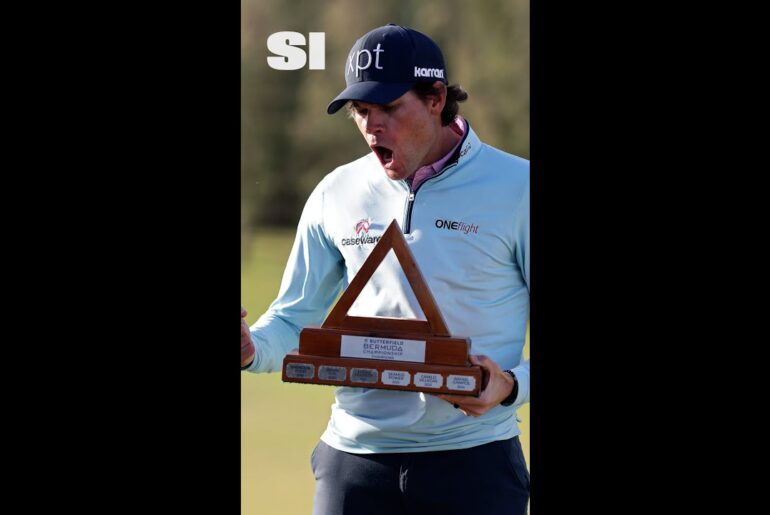 Adam Schenk Won a PGA Event Putting ONE-HANDED 😳 #PGATour #Golf #Schenk #Putting #Insane