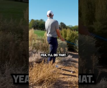 8 to 1 odds to hit the green from Collin Morikawa? RIGGSY. CASH IT.