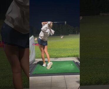 Amazing Golf Swing you need to see | Golf Girl awesome swing | Golf shorts | Tate Hadges