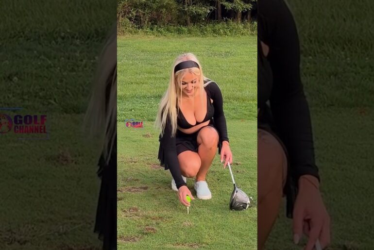 Amazing Golf Swing you need to see | Golf Girl awesome swing | Golf shorts | Sigita