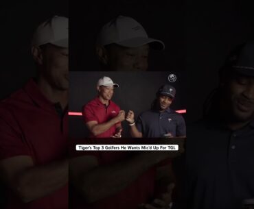 Who Does Tiger Woods Want Mic’d Up For TGL? 👀 | Jupiter Links Golf Club #jupiterlinksgolfclub #golf