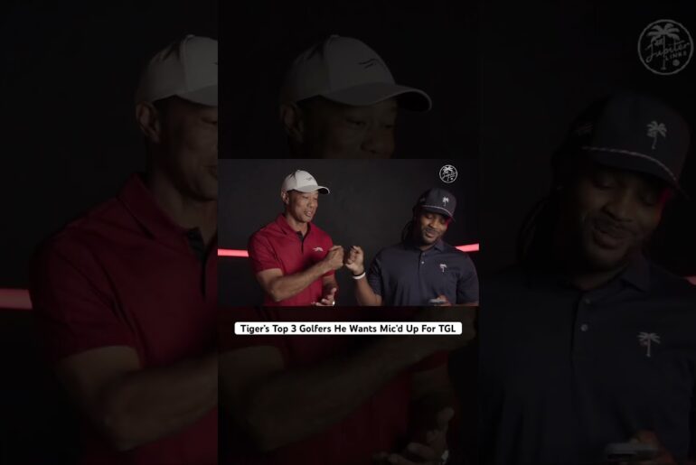 Who Does Tiger Woods Want Mic’d Up For TGL? 👀 | Jupiter Links Golf Club #jupiterlinksgolfclub #golf
