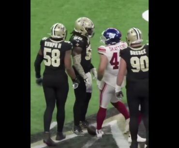 Demerio Davis reaction to Cam skattebo 😭 #camskattebo #nfl #shorts