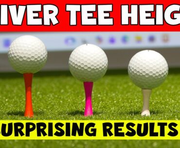 Correct Tee Height For Driver, Are You Losing Distance?