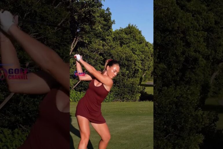 Amazing Golf Swing you need to see | Golf Girl awesome swing | Golf shorts | Sydney Raye Grimes