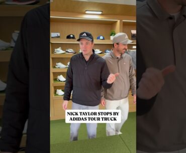 Nick Taylor & the guys stopped by the @a@adidasour Truck at the Barstool Classic Championship.