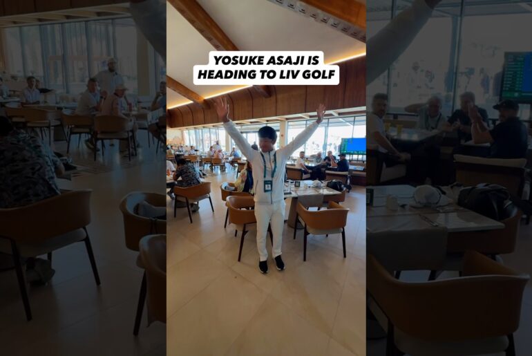 After a nervous wait in the clubhouse, Yosuke Asaji finds out that he’s heading to LIV Golf in 2026