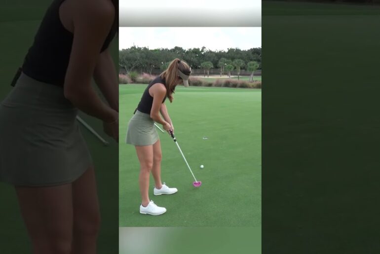 It was sooo close… #noobsplaygolf #golfdomgolf #golfer #golfgirls #golfgirlgames #golf