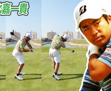 比嘉一貴 Kazuki Higa 日本の男子ゴルフ スローモーションスイング!!!