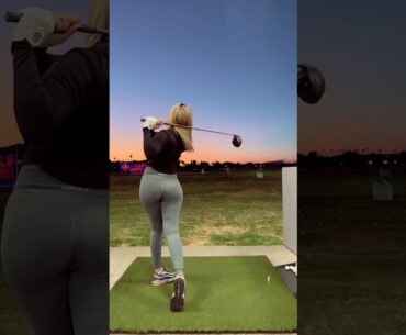 Amazing Golf Swing you need to see | Golf Girl awesome swing | Golf shorts | Jas Grewal