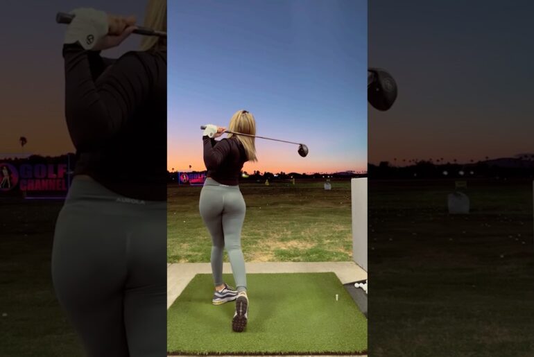 Amazing Golf Swing you need to see | Golf Girl awesome swing | Golf shorts | Jas Grewal