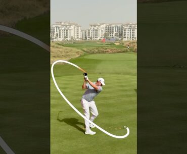 Matt Fitzpatrick golf swing on Shot Tracer app.