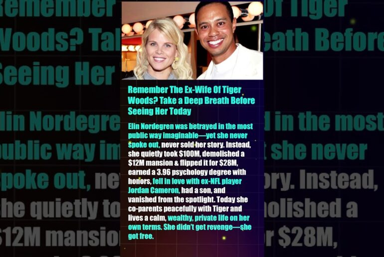 Remember The Ex Wife Of Tiger Woods Take a Deep Breath Before Seeing Her Today #shorts