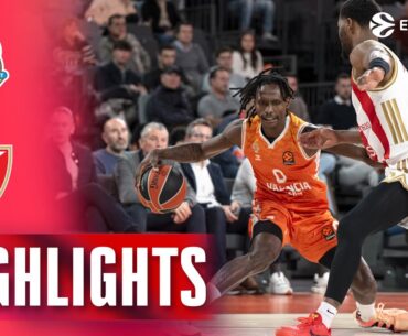 DRAMA until the FINAL SECOND | Valencia - Crvena Zvezda | R12 BASKETBALL HIGHLIGHTS 2025-26