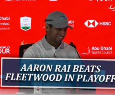 Aaron Rai Fends Off McIlroy's Final Round 62, Defeats Fleetwood In Playoff At Abu Dhabi