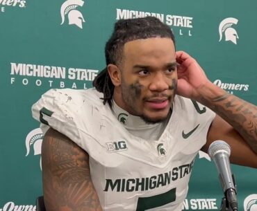 Jordan Hall | Post Iowa | On Head Coach Jonathan Smith After Tough Loss