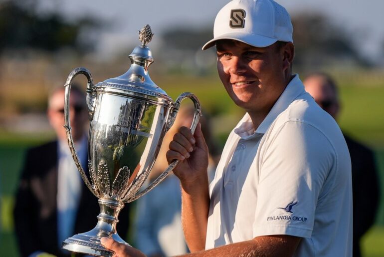 Sami Valimaki holds on for 1st PGA Tour title on final day of close calls for keeping cards