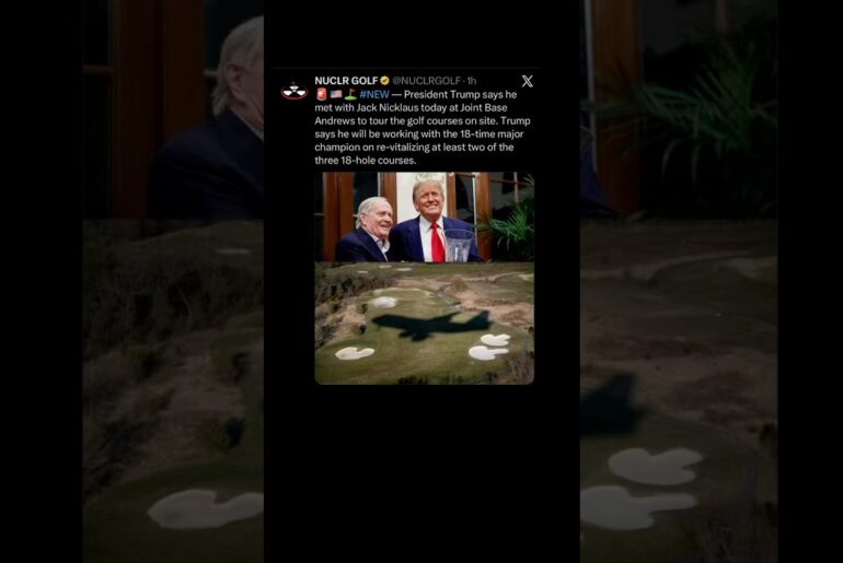 President Trump & Jack Nicklaus | #zachriddlegolf #progolf #jacknicklaus #trumpgolf #golf #golfer