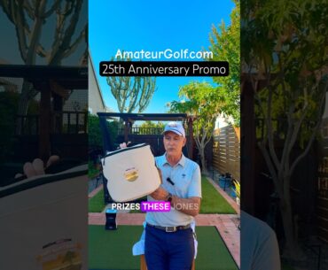 Celebrate 25 years of AmateurGolf.com with a lifetime membership promo that can't be beat!