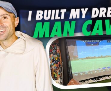 I Built My DREAM Golf Man Cave in My Garage | Unboxing + Review
