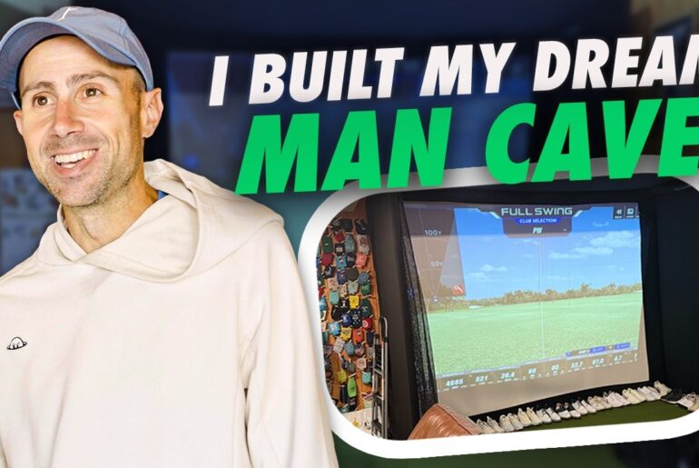 I Built My DREAM Golf Man Cave in My Garage | Unboxing + Review