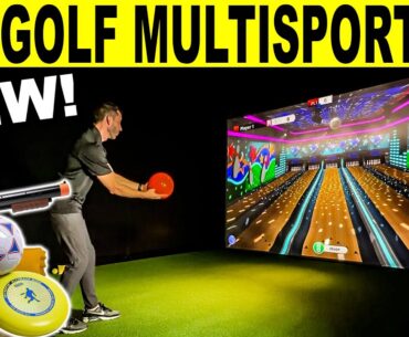 BEST Home Golf Simulator Add Ever? NEW TruGolf Multisport 2.0 Review!