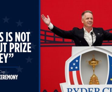Luke Donald's Full Speech | Opening Ceremony | 2025 Ryder Cup