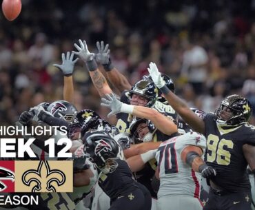 Atlanta Falcons vs. New Orleans Saints Game Highlights | NFL 2025 Season Week 12