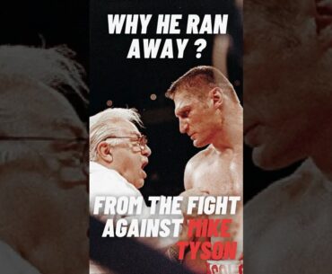 Why Golota ran away from the fight against MIKE TYSON