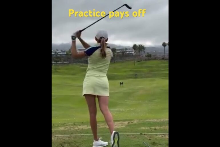 Time on the range! #girlgolfers #golf