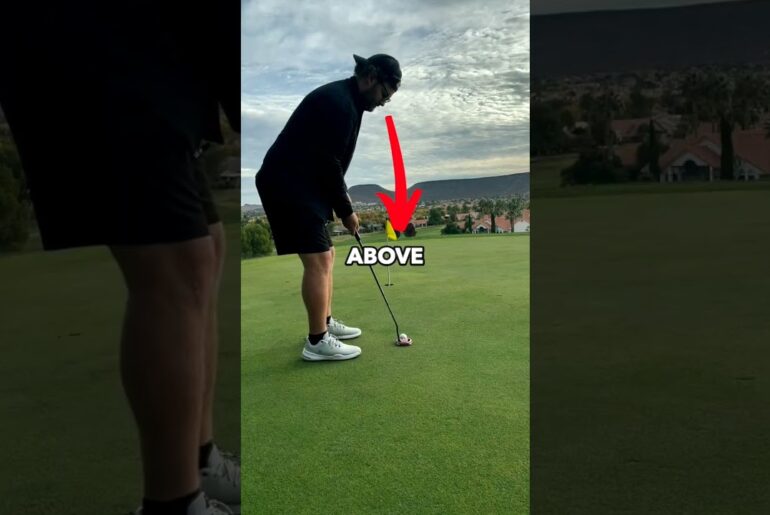 Testing Tiger Woods' Viral Putting Drill  #golf #golfinstruction #golftips