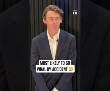 Do you agree with the boys? 😎 #superlatives #mostlikelyto #fritz #shelton #tennis #fun