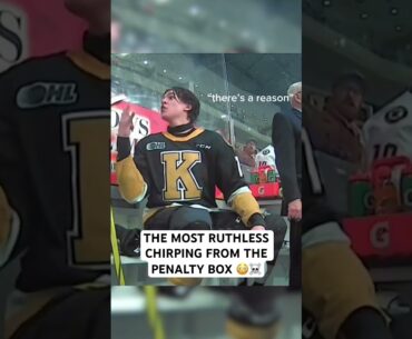 THE MOST RUTHLESS CHIRP IN THE PENALTY BOX 😳☠️