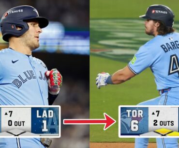 TORONTO TACKS ON! The Blue Jays score FOUR runs in the 7th inning of World Series Game 4! 🔥