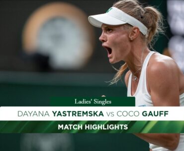 HUGE upset | Dayana Yastremska vs Coco Gauff | Highlights | Wimbledon 2025