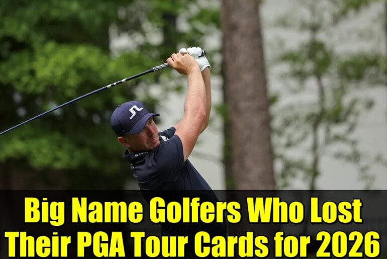 Big Name Golfers Who Lost Their PGA Tour Cards for 2026
