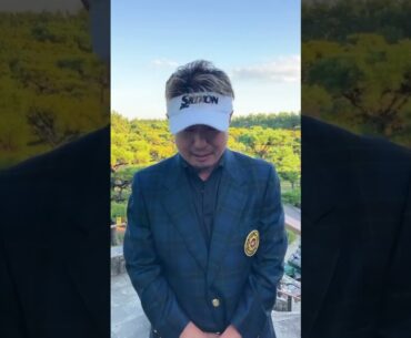 国内男子ツアーの2025シーズン第21戦『ダンロップフェニックストーナメント2025』塚田よおすけ選手の優勝コメント #shorts