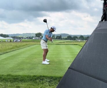 Eric Cole Golf Swing at the US Open, Oakmont Hole 4