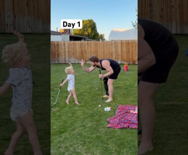 Father and Son Golf Trick Shot Duo #golf #shorts
