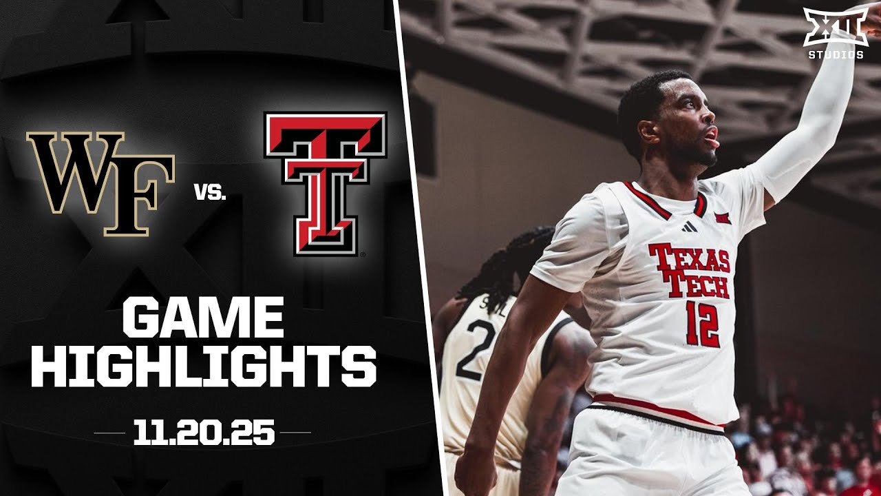 Wake Forest vs. #15 Texas Tech Game Highlights | 2025-26 Big 12 Men’s Basketball Wake Forest vs. #15 Texas Tech Game Highlights | 2025-26 Big 12 Men's Basketball