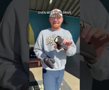 Using oven mitts instead of golf gloves?!