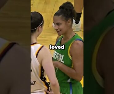 Brazil’s team gives Caitlin Clark the Michael Jordan treatment 👏