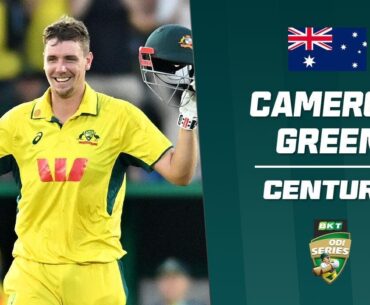 Green machine: Allrounder belts 47-ball ton | Australia v South Africa 2025-26